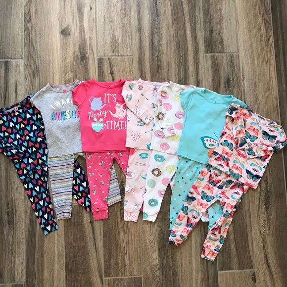 Carter's Other - Lot of 7 Carter’s 2 Piece Cotton Pajama Sets 12M